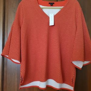 Rust colored Ann Taylor blouse